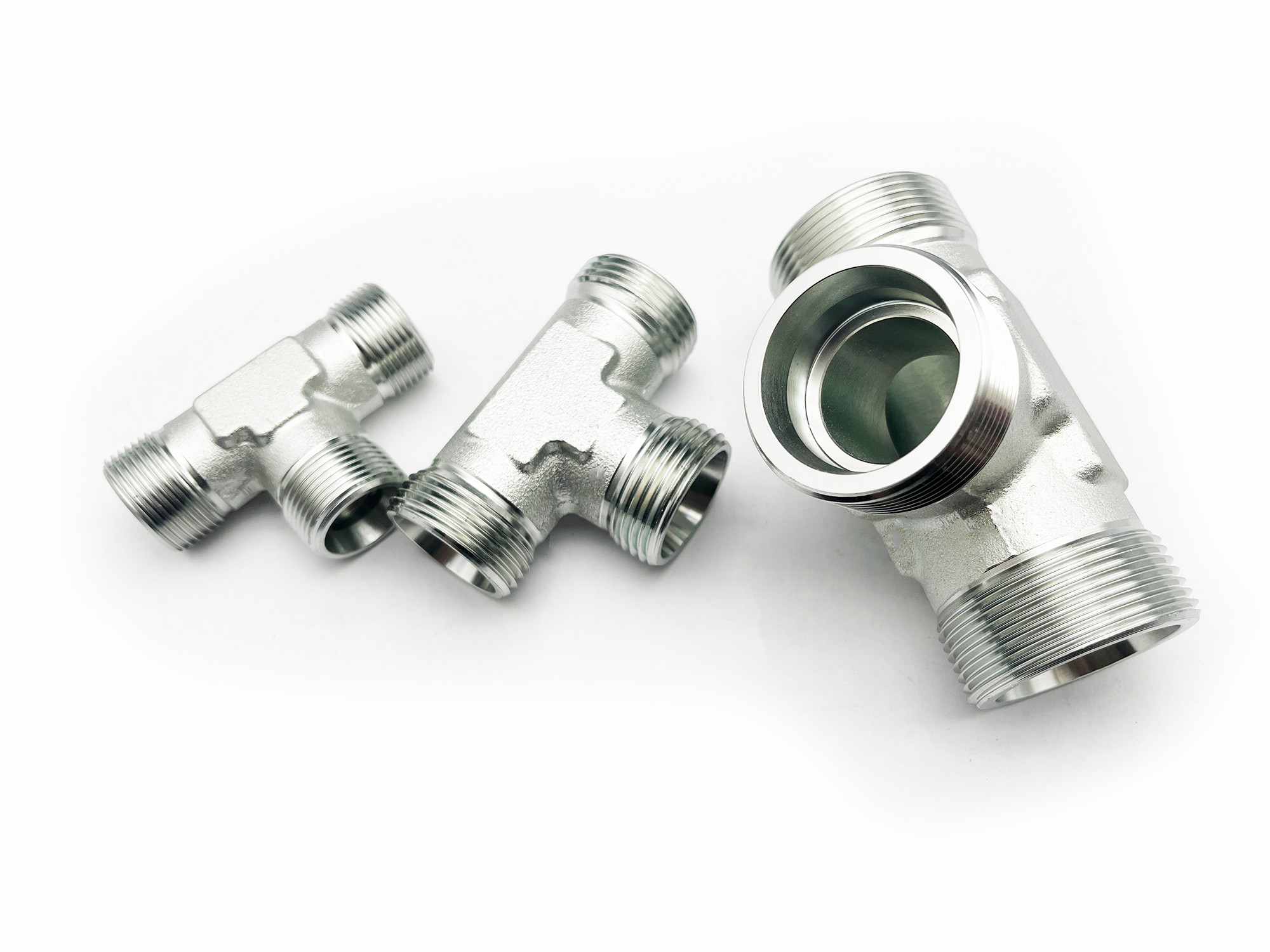 Ferrule type tee joint AC/AD
