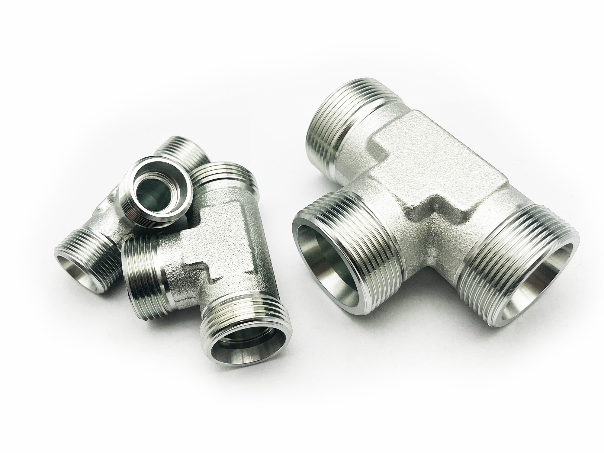 Ferrule type tee joint AC/AD
