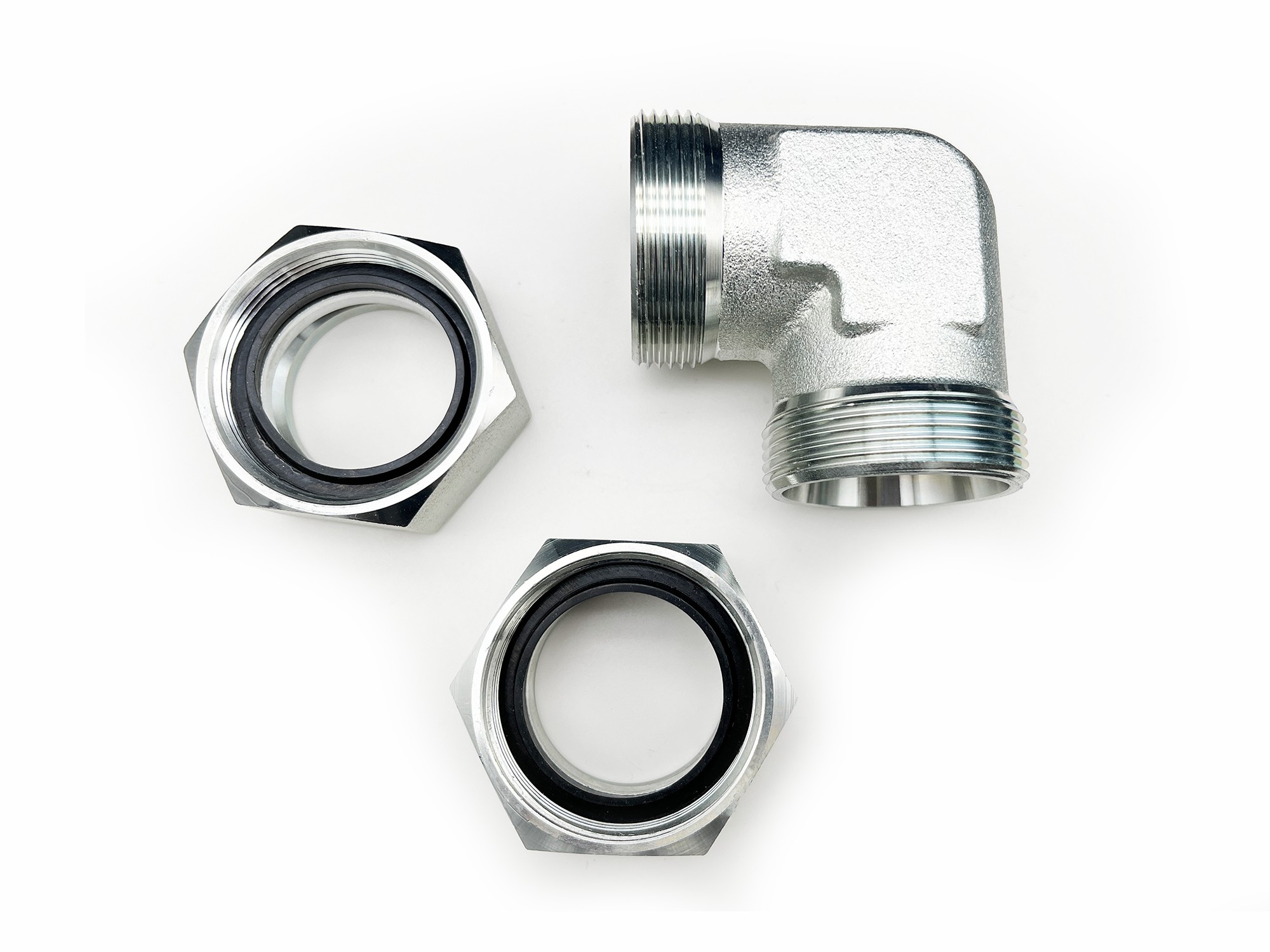 Compression-type right-angle connector 1C9/1D9